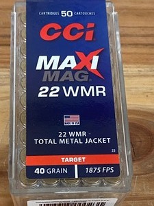 (1) Box CCI Maxi-Mag .22-WMR