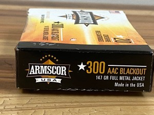 (1) Box Armscor .300-Blackout