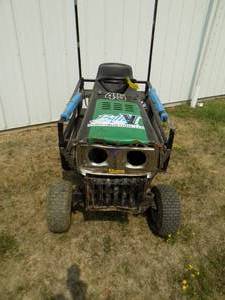 lot 5 image: Craftsman Demo Derby Lawn Mower