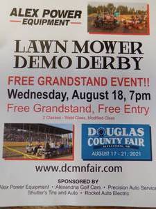 lot 11 image: DEMO DERBY LAWN MOWERS
