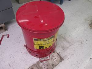 Flammable wast can...