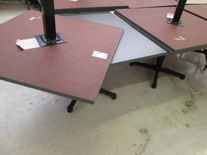 4 Cafeteria tables...