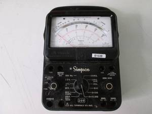 Simpson ohm meter...