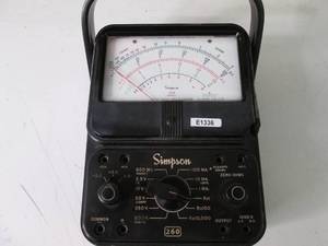 Simpson ohm meter...