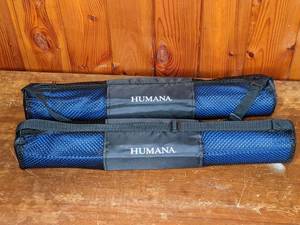 lot 408 image: New Set of (2) Humana Yoga Mats with Carrying Cases