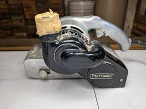 lot 56 image: Craftsman Commercial 4 Dustless Belt Sander 2 Speed