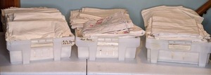 lot 470 image: Lot of Towels and Bins