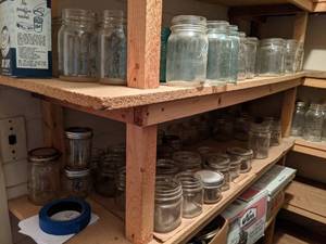 lot 440 image: Large Lot of (50) Canning Jars