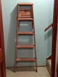 lot 444 image: Wood Ladder 56.75 Tall