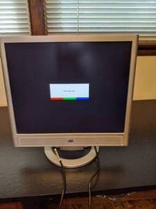 lot 335 image: HP 17 LCD Computer Monitor