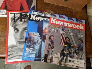 lot 530 image: Special Edition Time, Newsweek, People, Life magazines & Cigar Boxes
