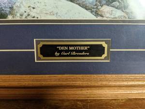 lot 537 image: Wolf Art Den Mother by Carl Brenders (framed)