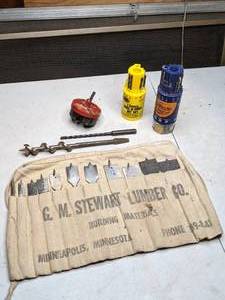 lot 112 image: Variety of Drill Bits and Others with Protective Case
