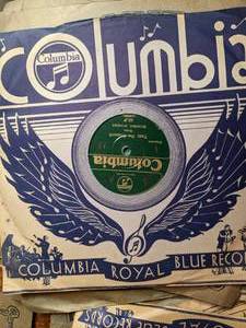 lot 549 image: Lot of Vintage Records by Edison, Columbia Royal Blue Records, Odeon, Okeh