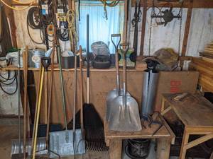 lot 92 image: Lot of Interior Doors Along with the Contents of the Wall and Shelf