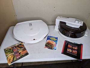 lot 388 image: George Foreman Grill & Jetstream Oven w Manuals
