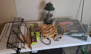 lot 394 image: Vintage Coleman Lantern and Camping Lot