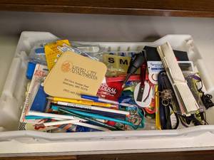 lot 227 image: All of the Things in the Drawer and a Bin (Lot 12)
