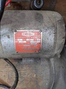 lot 115 image: Bench Grinder with Powr Craft Capacitor Motor