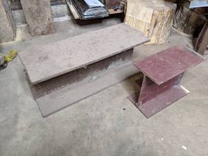 lot 125 image: Set of (2) Steel Beam Pieces