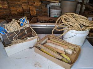 lot 130 image: Lots and Lots of Twine and Rope
