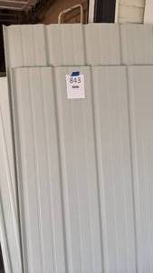lot 843 image: Lot of (3) Corrugated Metal Sheets