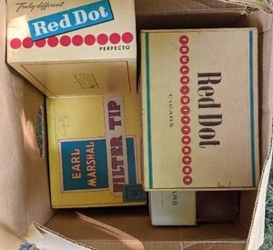 lot 844 image: Lot of Vintage Cigar Boxes