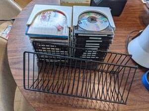 lot 857 image: Many CDs and (3) CD Stands