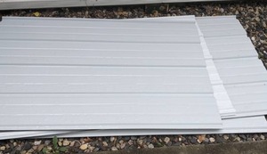 lot 869 image: Set of (4) Corrugated Steel Sheets