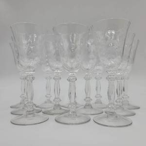 Set of 12 Vintage Water Glasses
