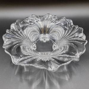 Vantage 1940s Cambridge Caprice Clear Four-Toed Footed Bowl