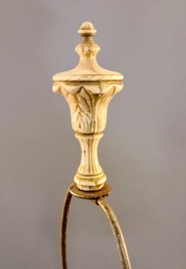 lot 365 image: Pair of Vintage Figural Cherub Lamps