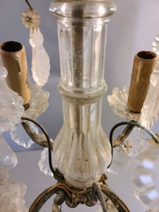 lot 434 image: Vintage Crystal Chandelier