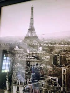 lot 452 image: Framed Paris Poster