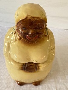 lot 301 image: Vintage N.S. Co Ceramic Mammy Cookie Jar