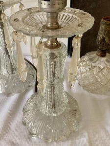 lot 353 image: Four Crystal Boudoir Lamps