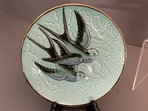 lot 361 image: Four Assorted Decorative Majolica Plates
