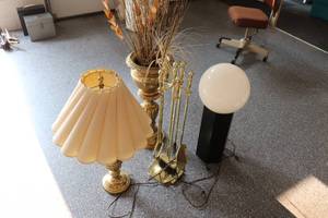 Lamps, Fireplace Tools & Brass Dcor