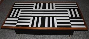 Coffee Table w Porcelain Tiles