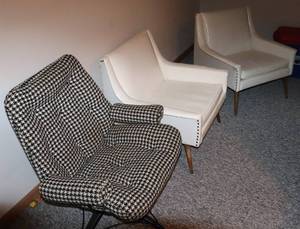 (3) Retro Chairs