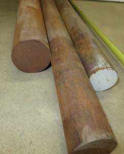 lot 75 image: 3 LENGTHS SOLID ROUND STOCK