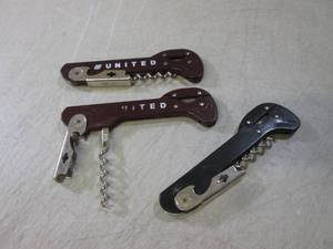 lot 64 image: (RMDR) 3 Cork Screws...