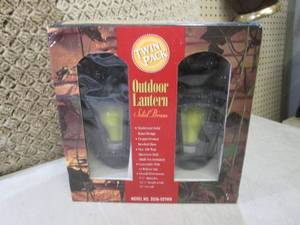 lot 93 image: (F-0) Twin Pack Solid Brass Outdoor...