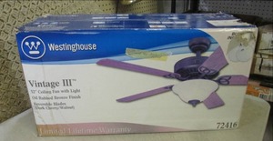 lot 100 image: (EW4) Westinghouse Vintage III 52 ...