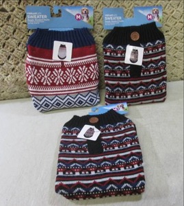 lot 169 image: (BSB) Lot of 3 Dog Sweaters Size Me...