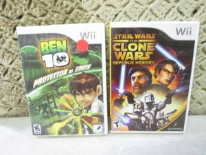 lot 180 image: (EC1) 2 Wii Games...