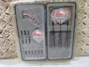 lot 186 image: (E-2) Vintage Coors Light Beer Dart...