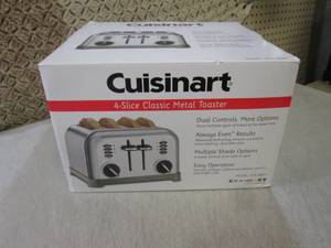 lot 191 image: (CS) 4-Slice Classic Metal Toaster...