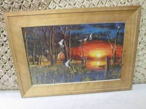 lot 212 image: (BSB) Framed Jim Hansel Print 21 3...