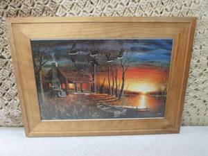 lot 213 image: (BSB) Framed Jim Hansel Print 21 3...